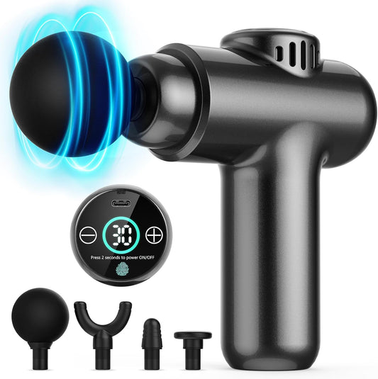 Pistolet de Massage Percussion – Récupération Musculaire Rapide