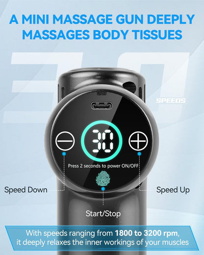 Pistolet de Massage Percussion – Récupération Musculaire Rapide